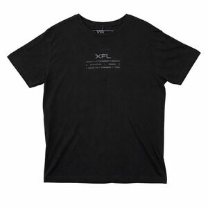 XFL 54 Dreams‎ and Opportunities T-Shirt Mens XL Black NEW Official Merchandise